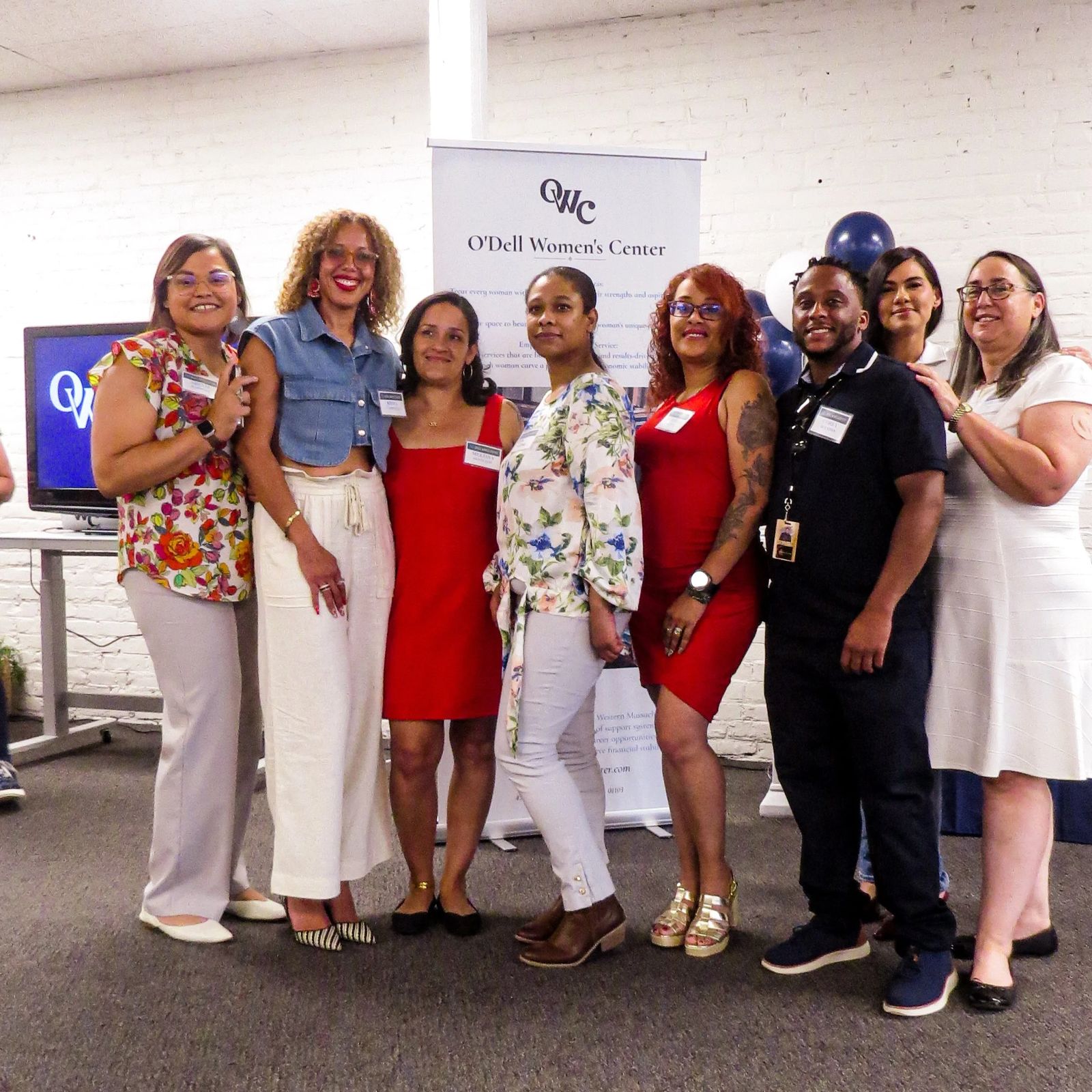 Women gathered at an O'Dell Women's Center event